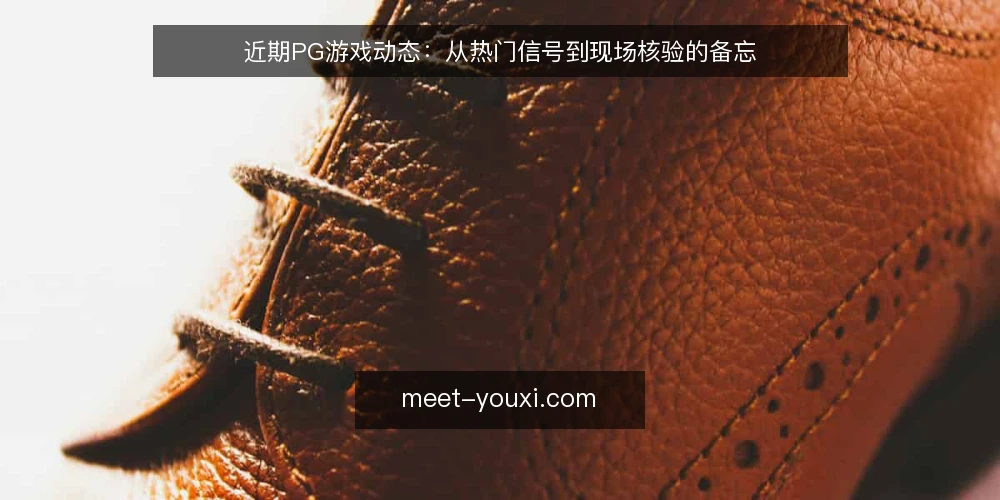 近期PG游戏动态：从热门信号到现场核验的备忘 — 一、近期值得关注的信号 配图