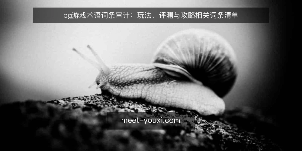 pg游戏术语词条审计:玩法、评测与攻略相关词条清单 — 为什么现在要做一轮术语审计 配图