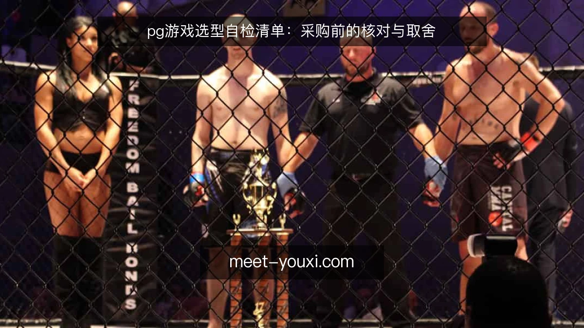 pg游戏选型自检清单：采购前的核对与取舍